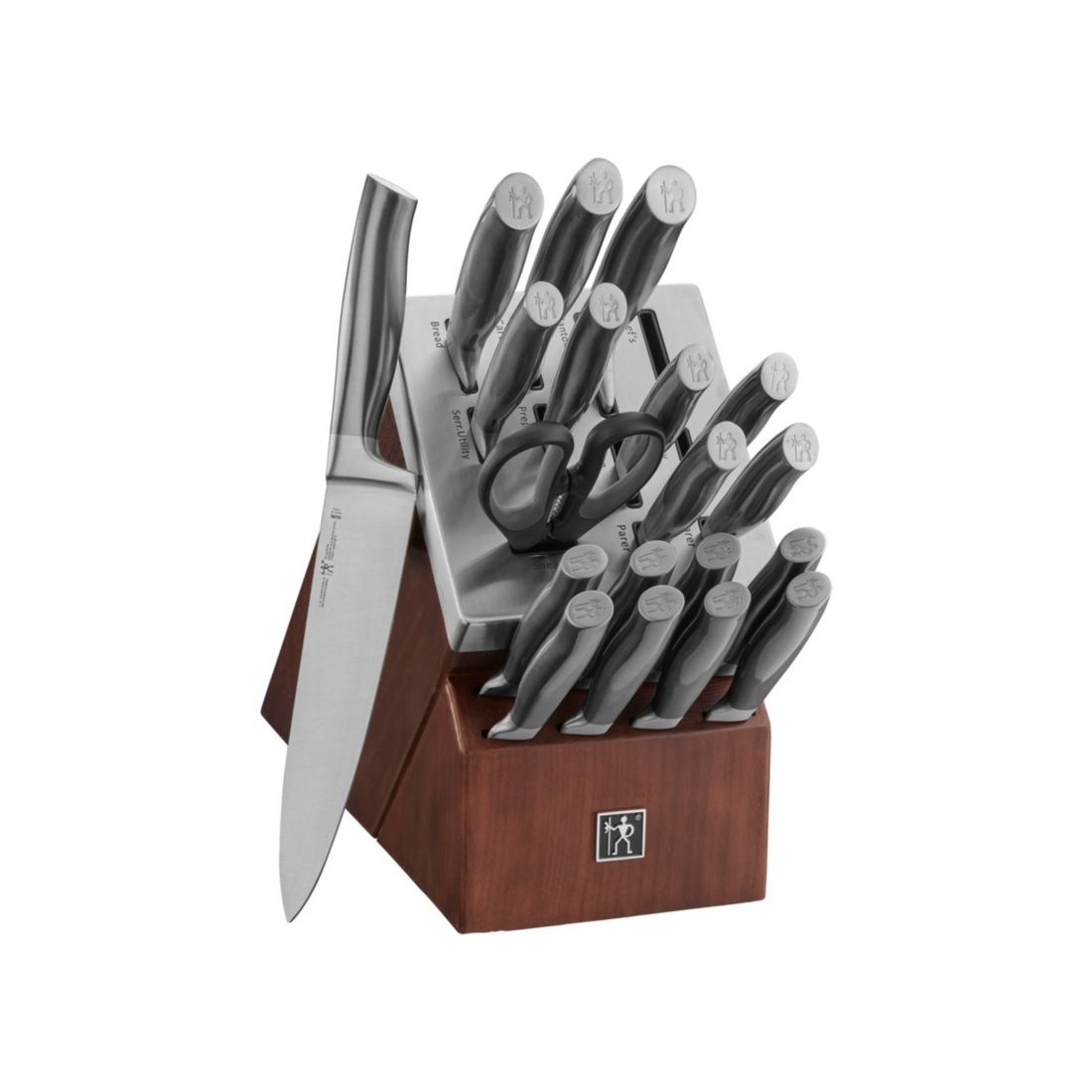 Henckels International Graphite 20-Pc. Self-Sharpening Cutlery Set