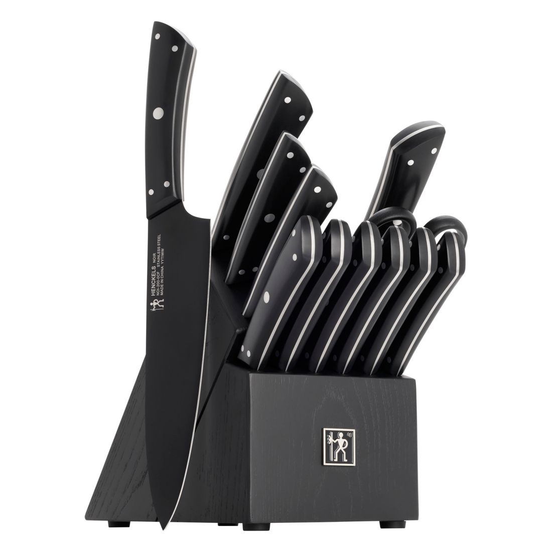 Henckels Noir 13-Pc. Knife Block Set