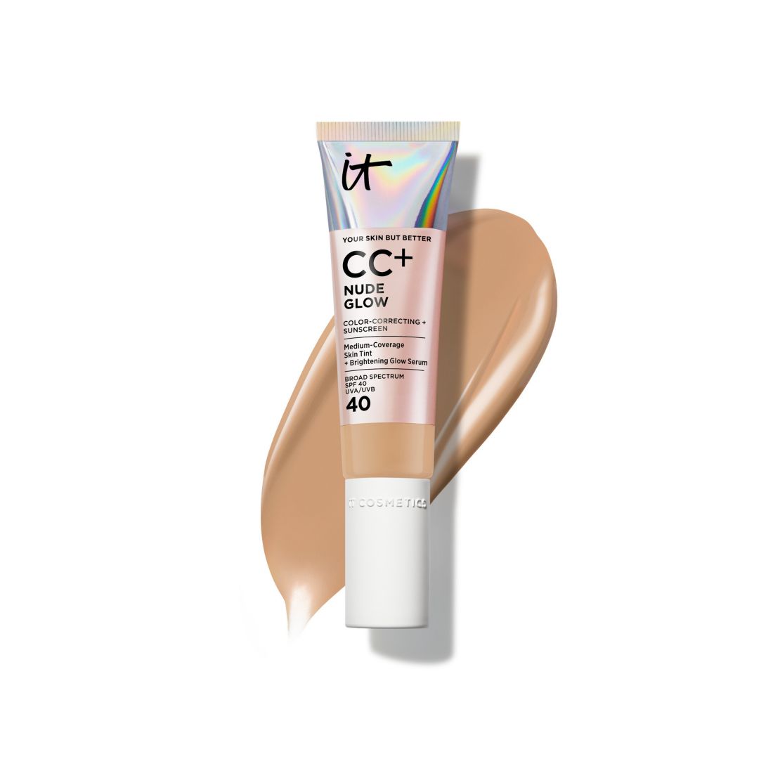 It Cosmetics Cc+ Nude Glow Lightweight Foundation + Glow Serum Spf 40