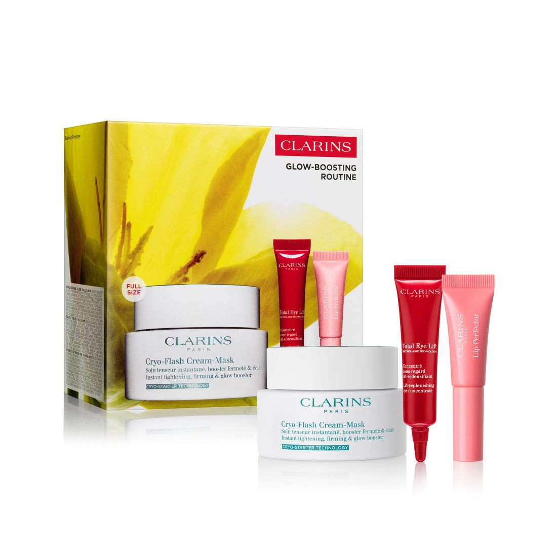 Clarins 3-Pc. Glow-Boosting Cryo-Flash Mask Kit Set