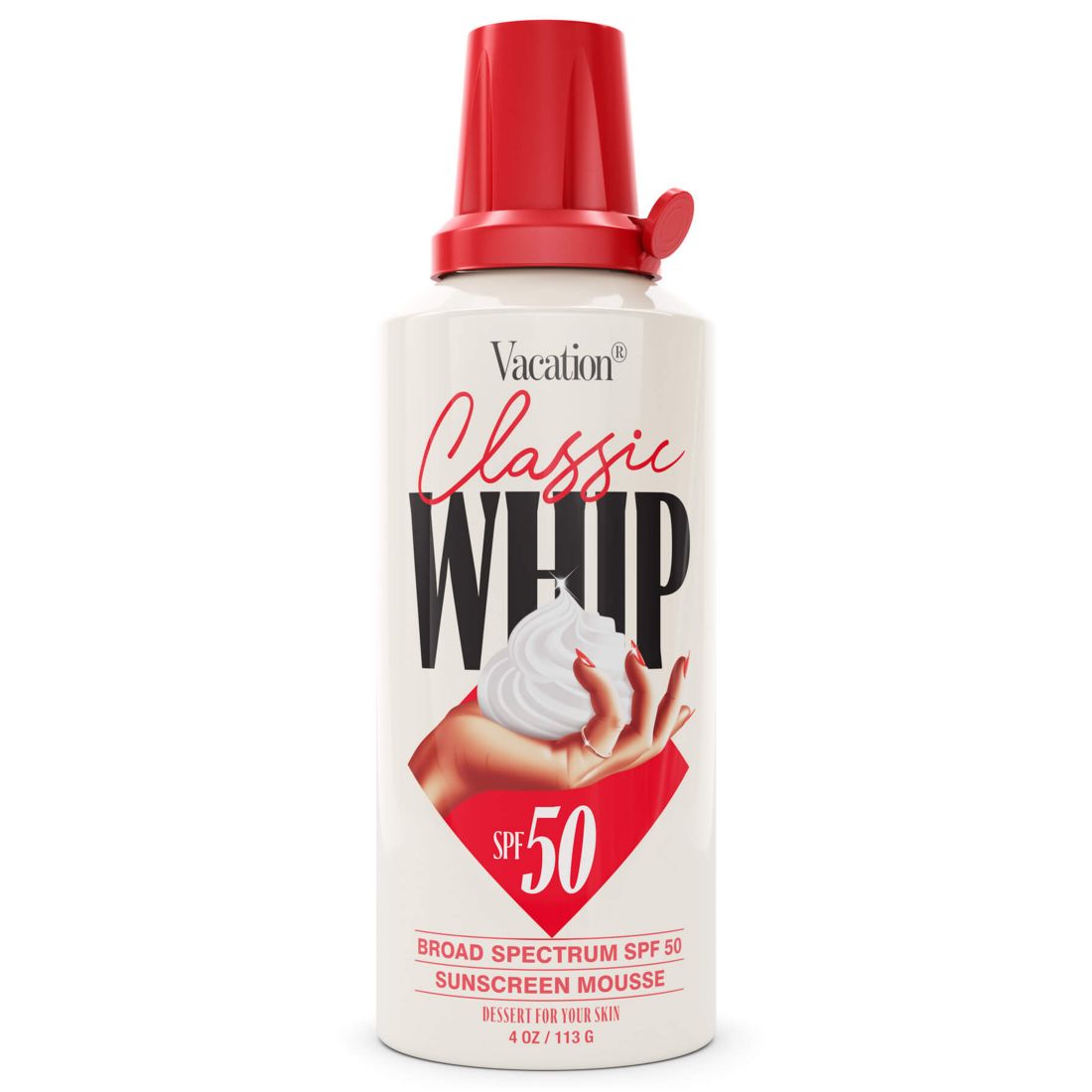 Vacation Classic Whip Spf 50 Sunscreen, 4 oz.