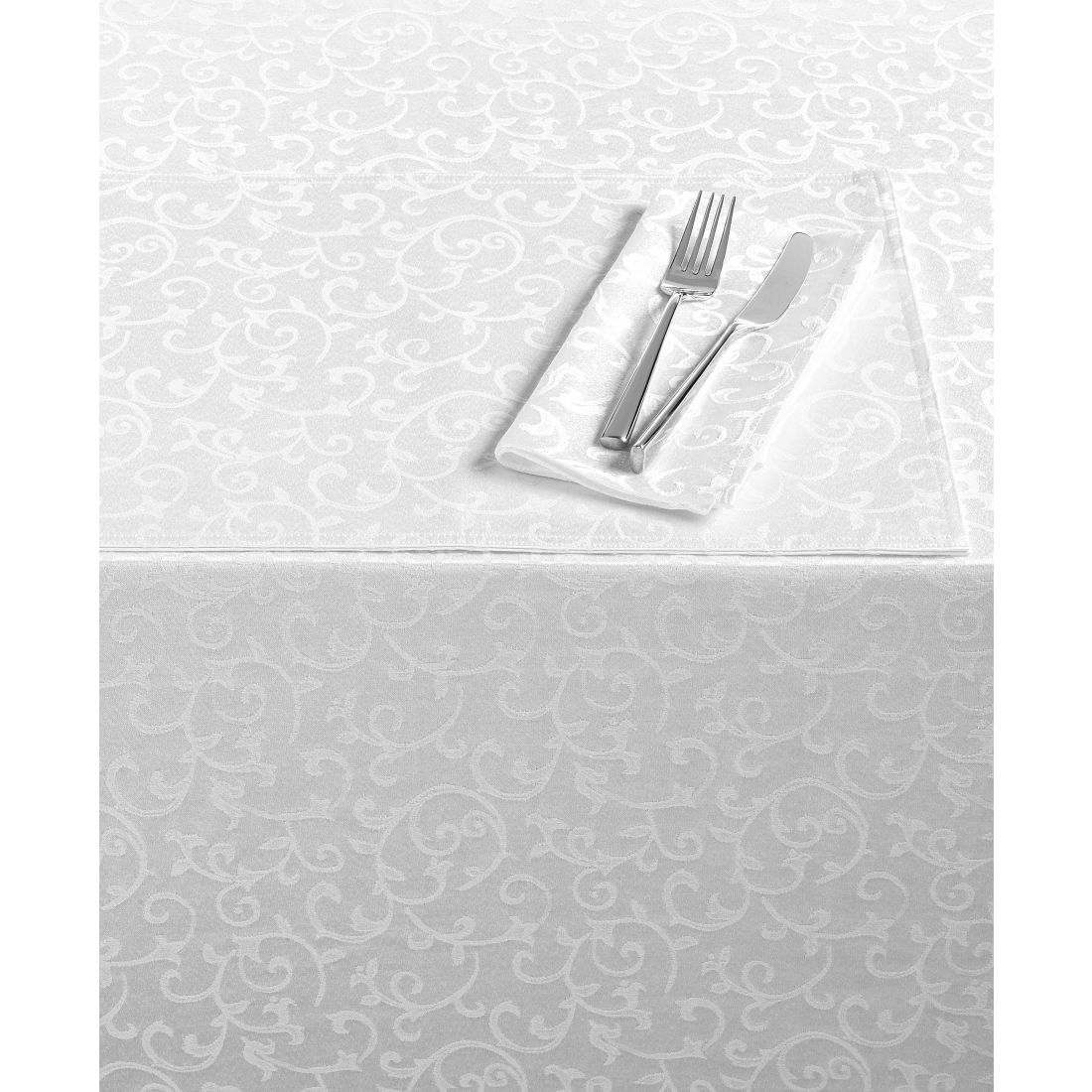 Lenox Opal Innocence Oblong 60" x 120" Tablecloth