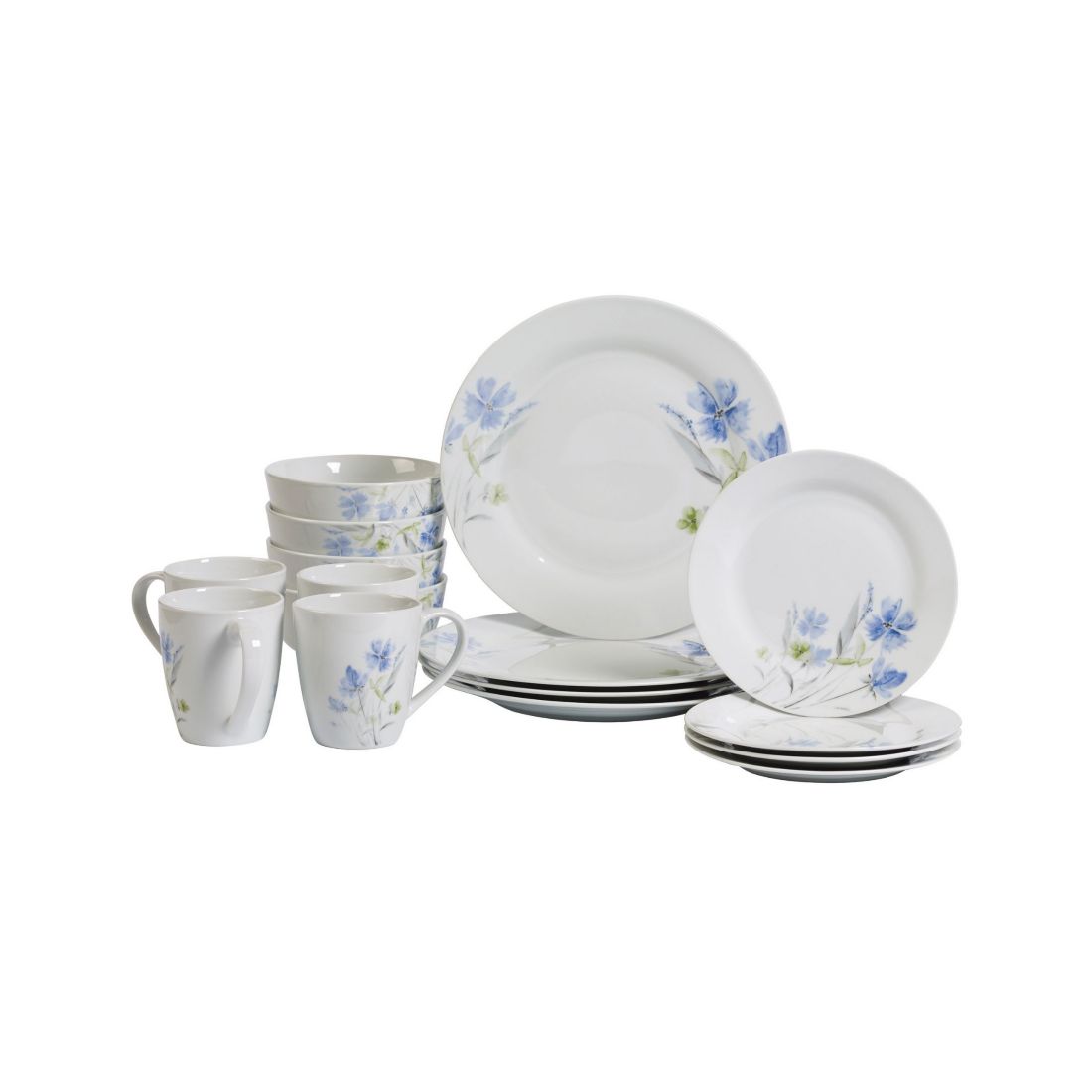Tabletops Unlimited Wildflower 16 Pc. Dinnerware Set, Service for 4