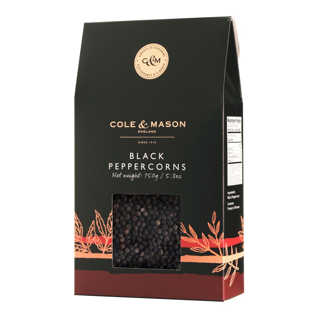 Cole & Mason Black Peppercorn Refill