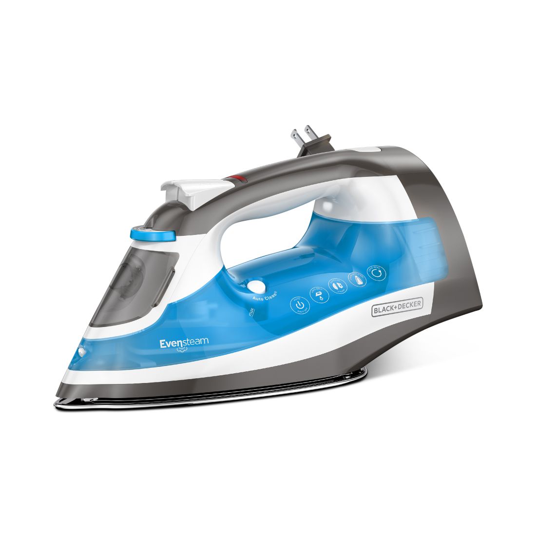 Black+Decker One Step Steam Cord Reel Iron