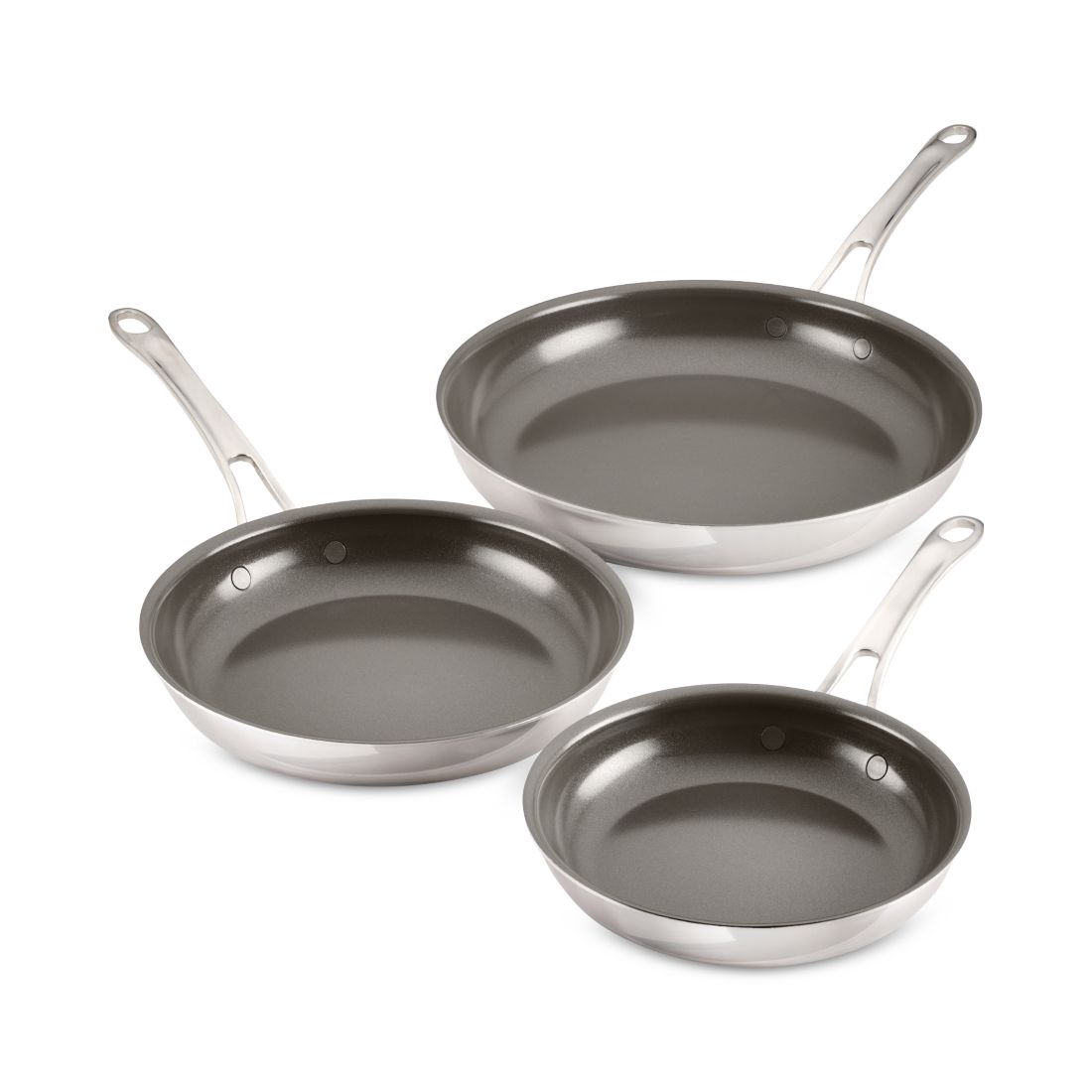 Anolon EverLast Ceramic Nonstick 3-Pc. Skillet Set