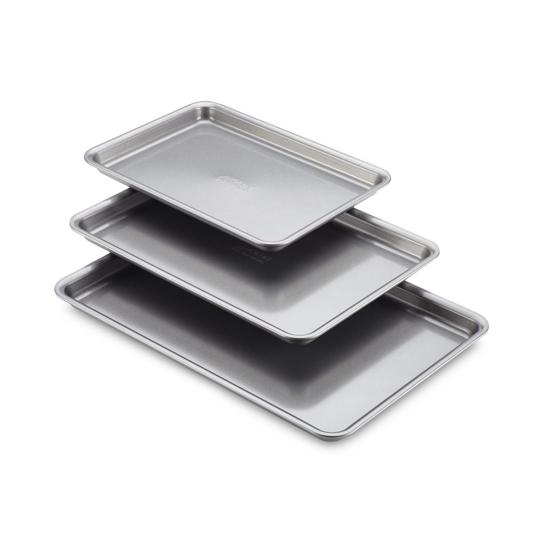 Anolon 3-Piece Silver Cookie Pan Set