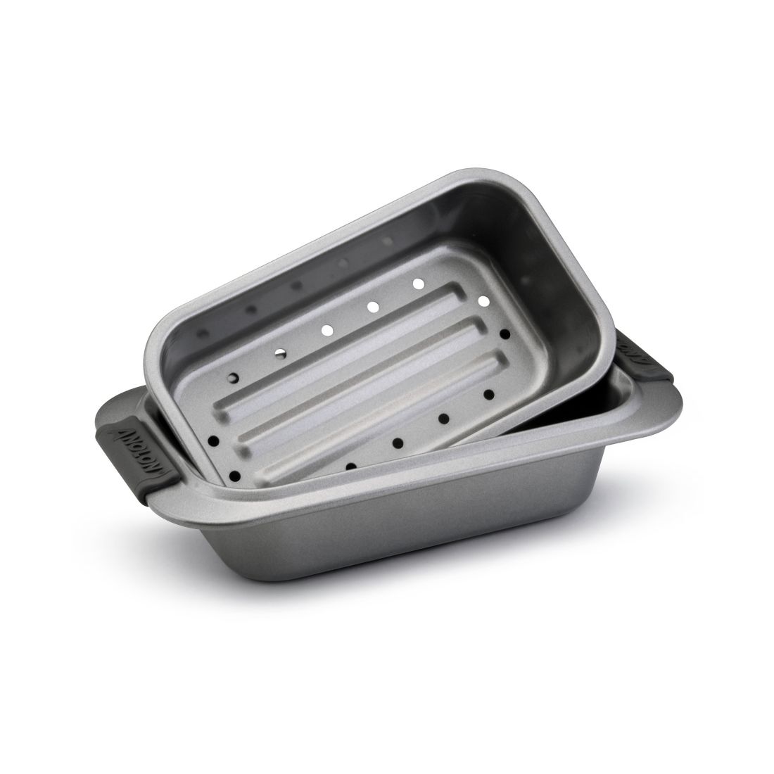 Anolon Advanced 9" x 5" Loaf Pan with Drip Pan Insert