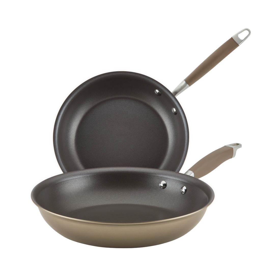 Anolon Advanced Home Hard-Anodized Nonstick Skillet Set, 2 Piece