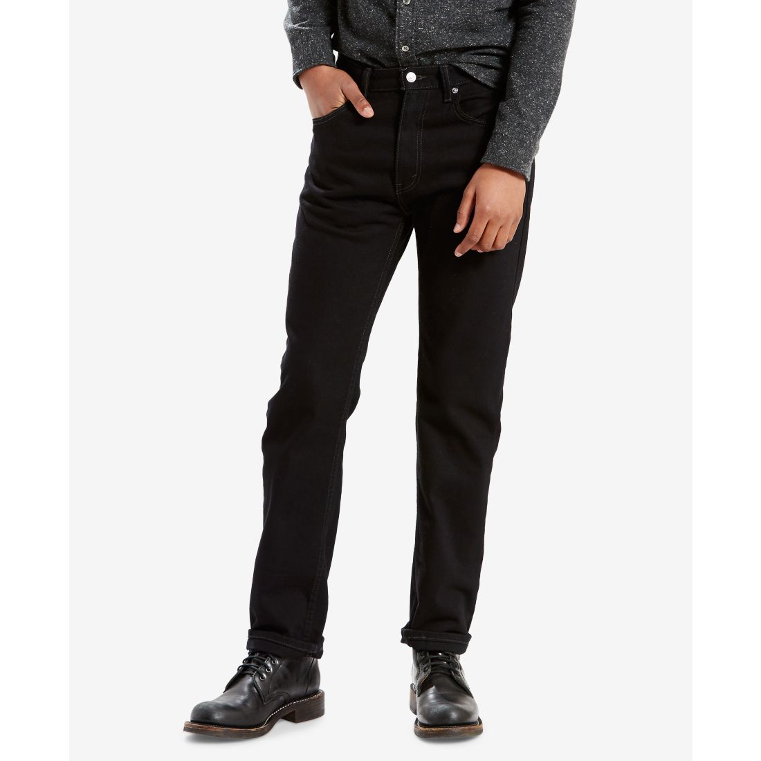 Levi s Men's 505 Regular Fit Non-Stretch Jeans