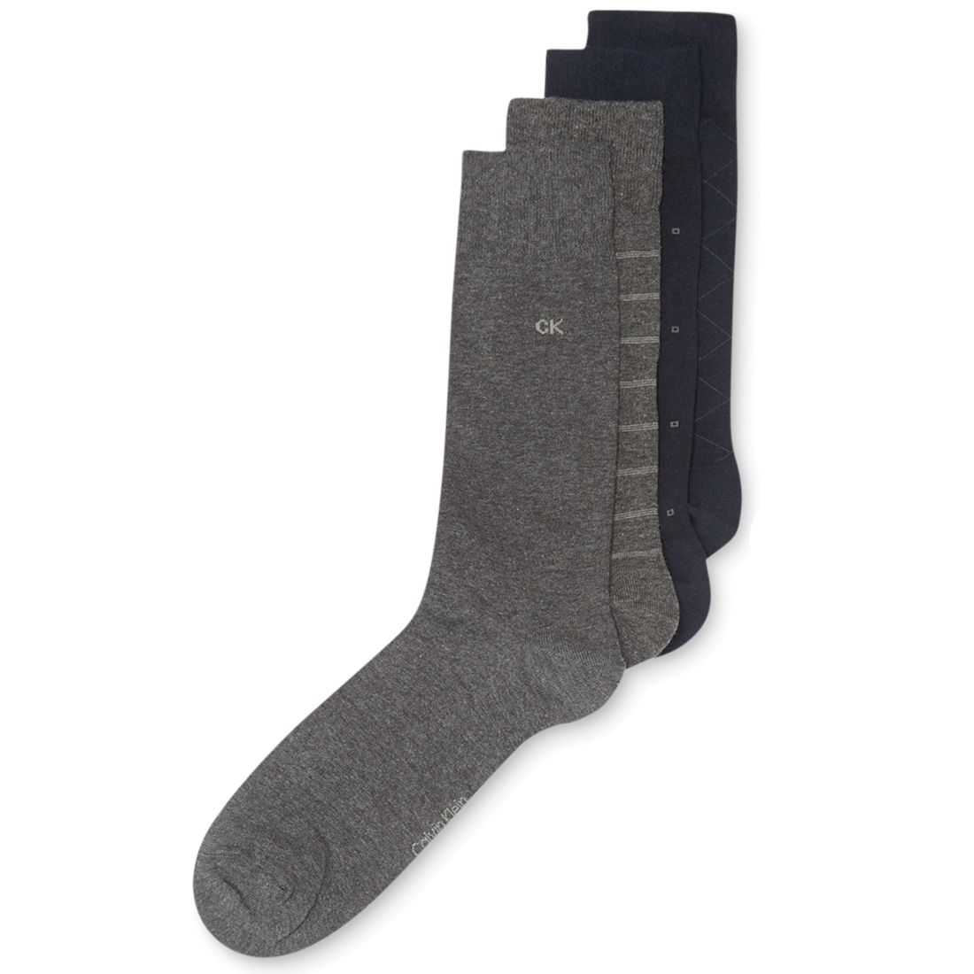 Calvin Klein 4-Pack Patterned Dress Socks