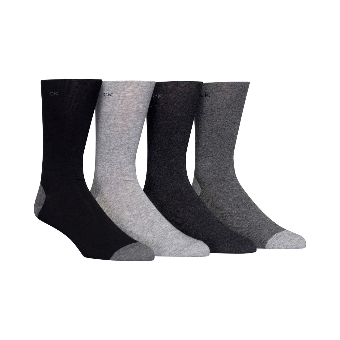 Calvin Klein Men's Heel Toe Socks 4-Pack