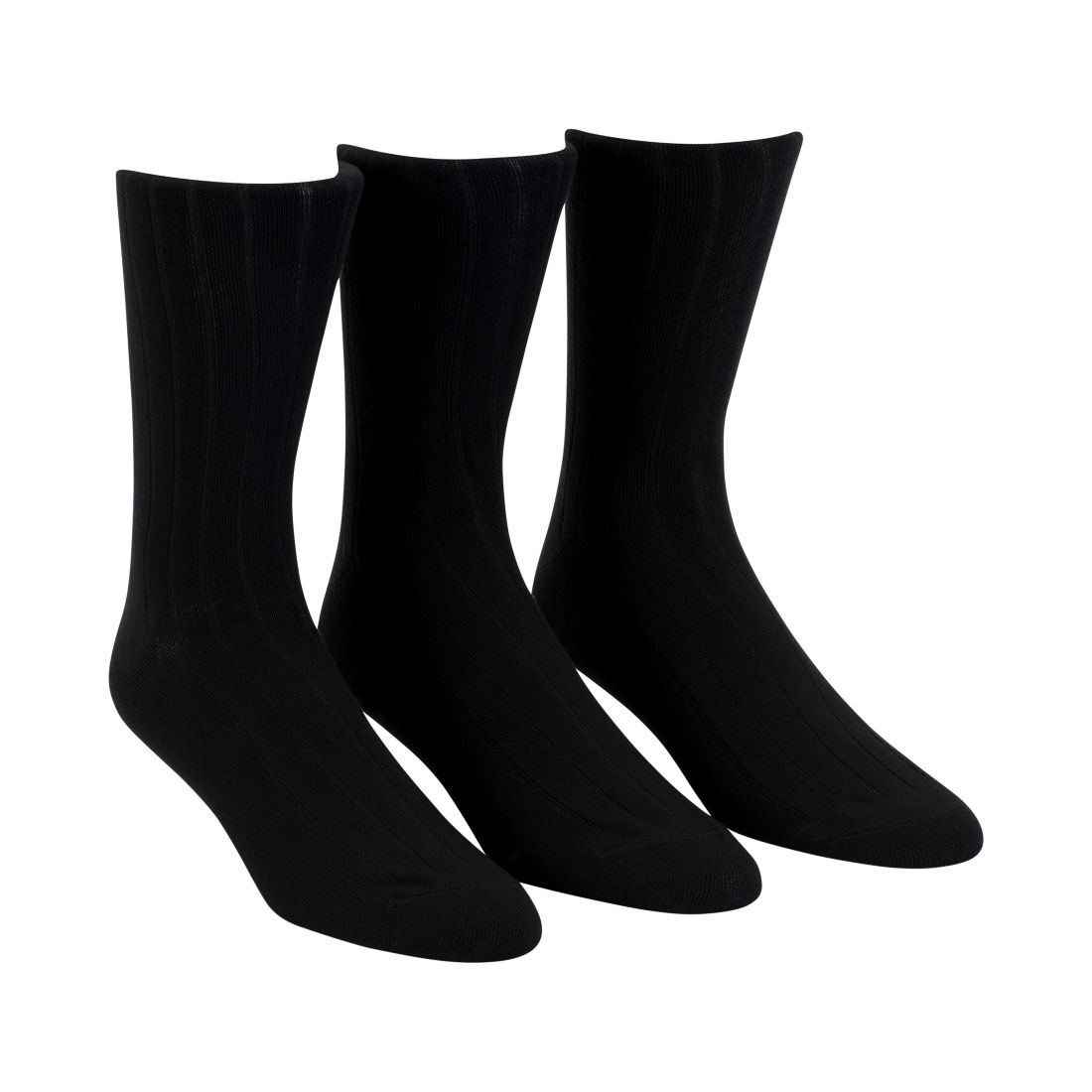 Calvin Klein Men's 3-Pack Soft Touch Ribbed Socks