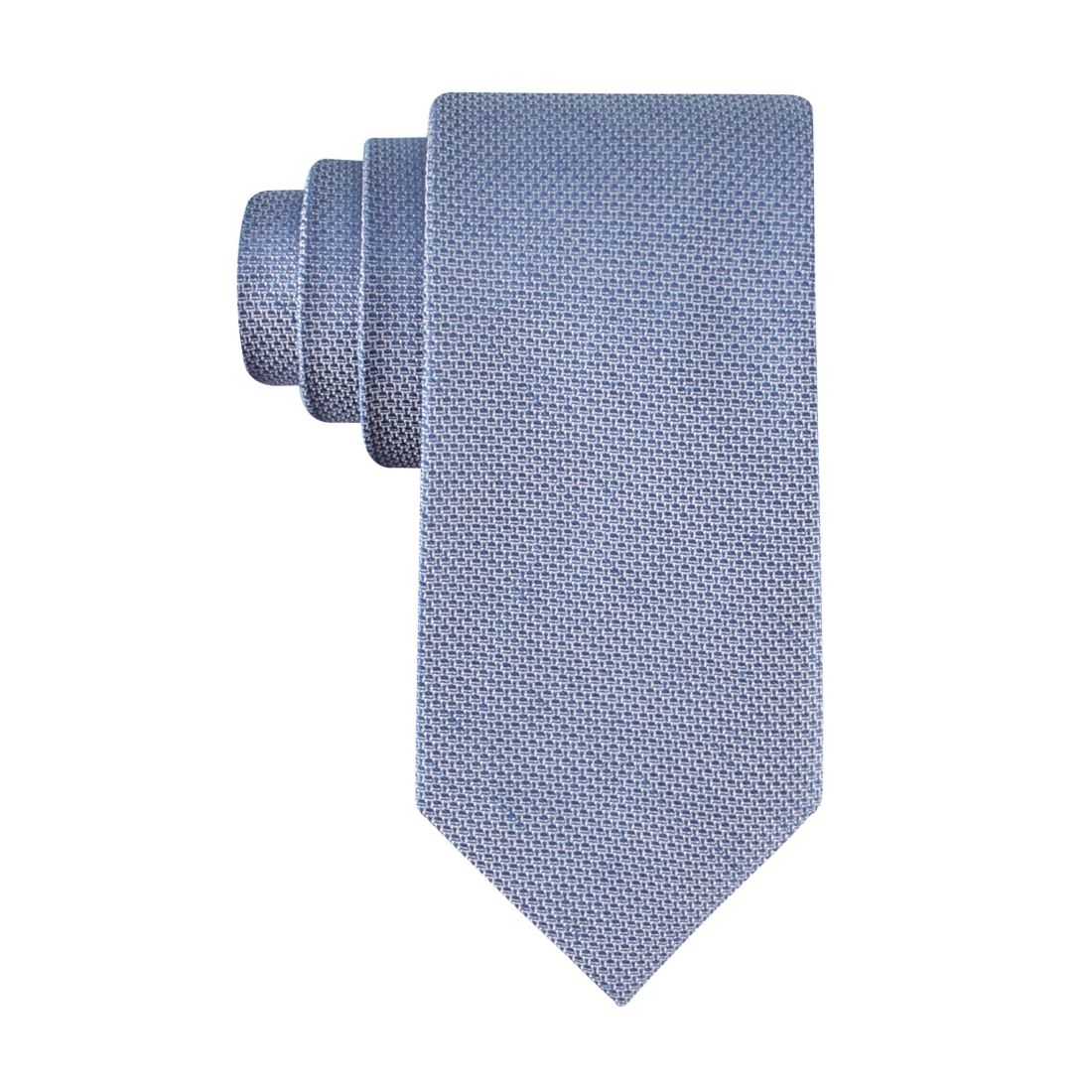 Calvin Klein Men's Textured Solid Silk & Linen Blend Tie