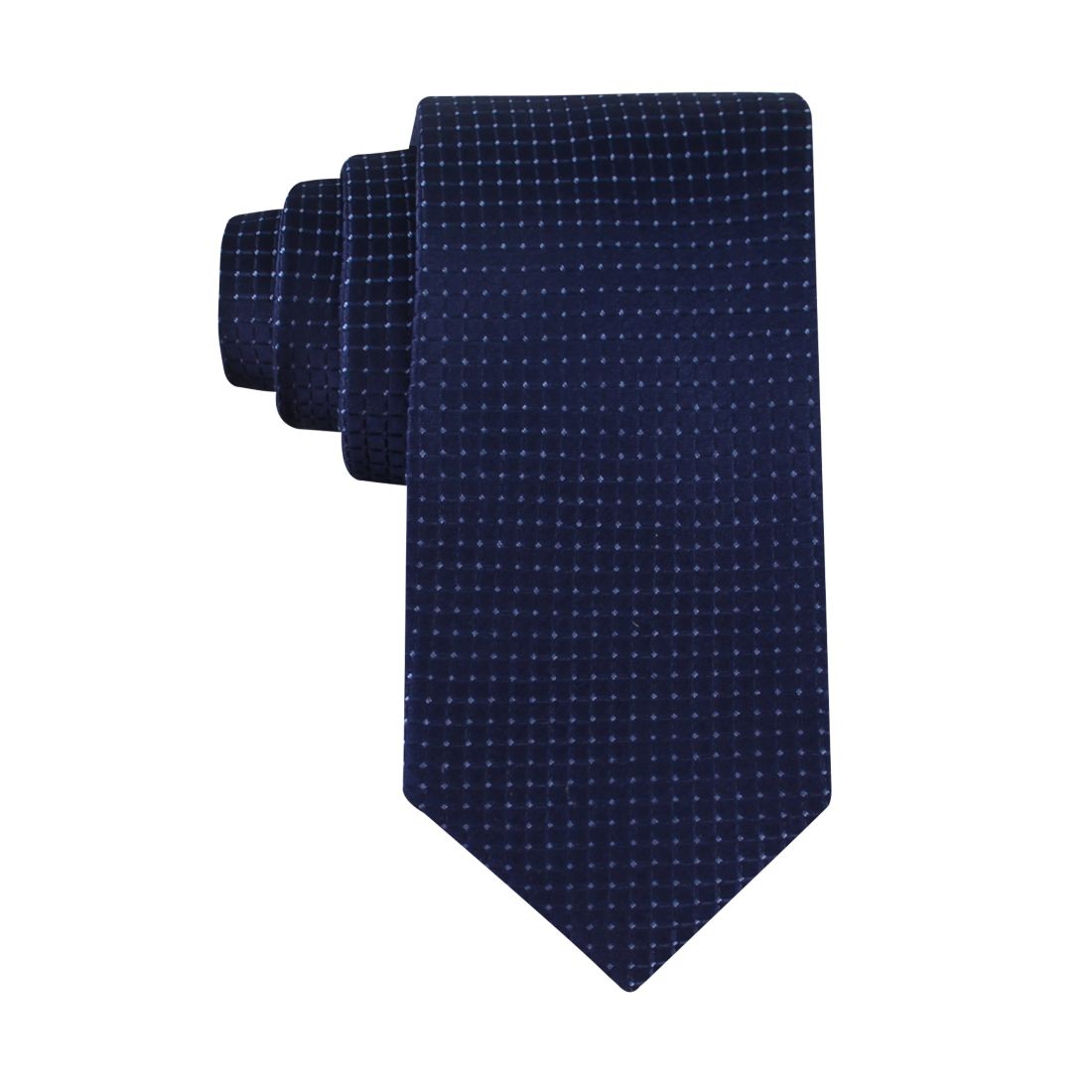 Calvin Klein Men's Grid Pattern Silk Tie