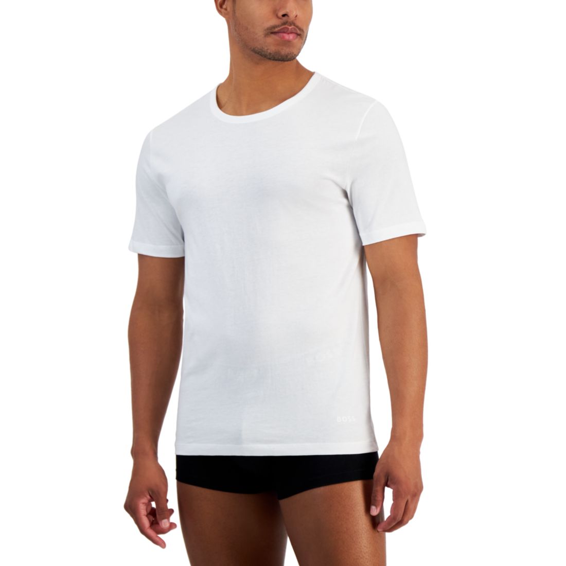 Hugo Boss Boss by Hugo Boss Men's 5-Pack Authentic Solid Cotton Undershirts