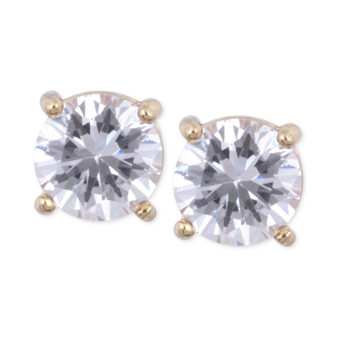 Anne Klein 8MM Crystal Stud Earrings