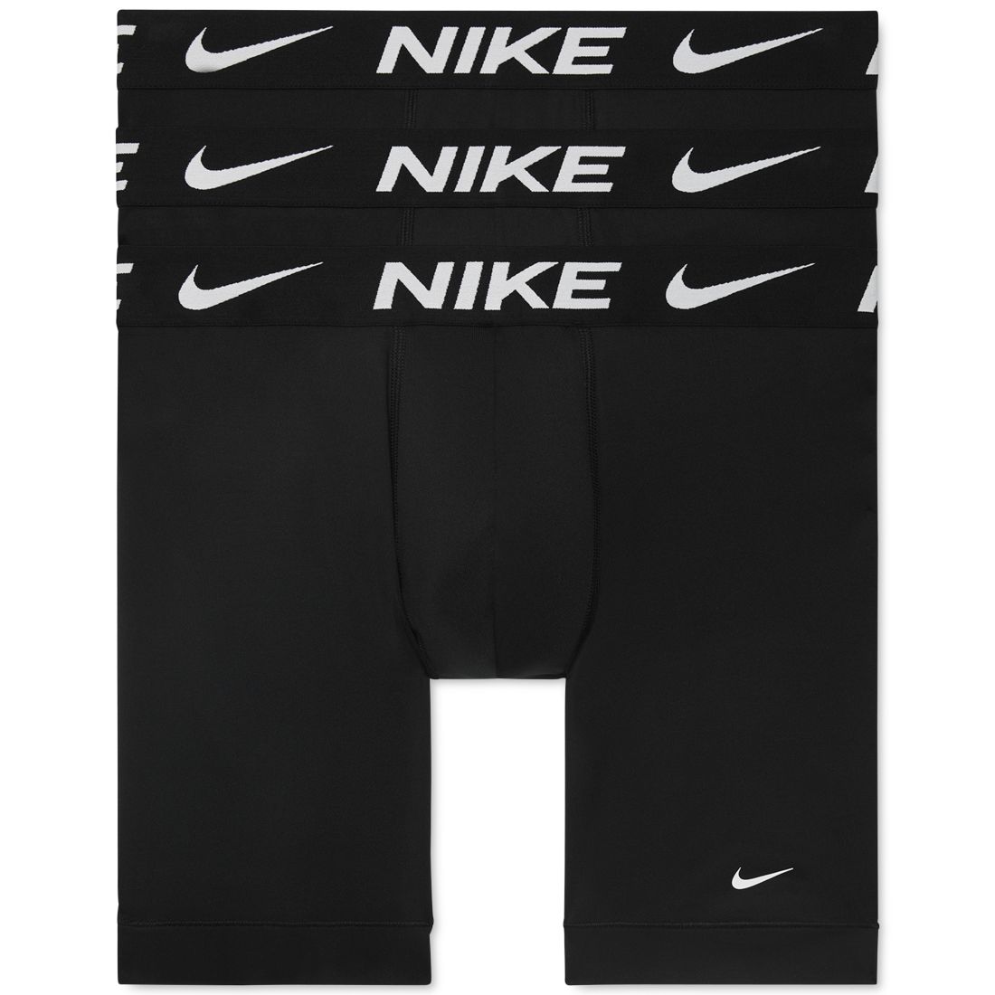 Nike Men's 3-Pack Dri-fit Essential Micro Long Boxer Briefs