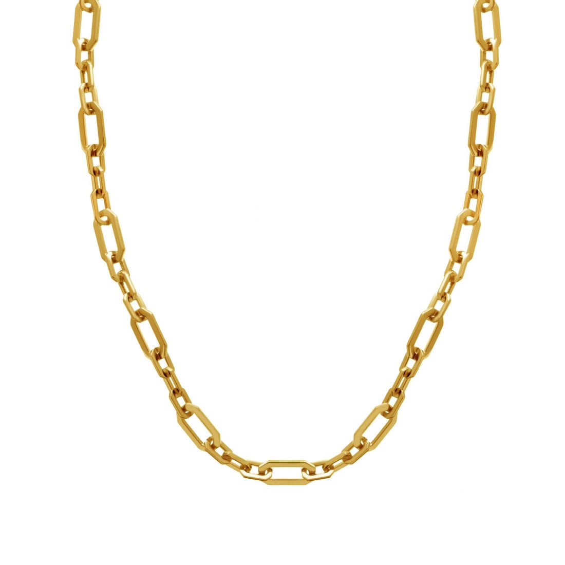 And Now This Gold Plated Cable Chain Necklace 16" + 2" Extender