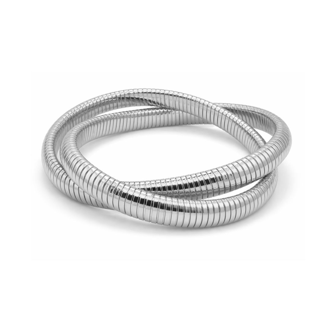 And Now This Interlocking Double Twisted Stretch Bracelet