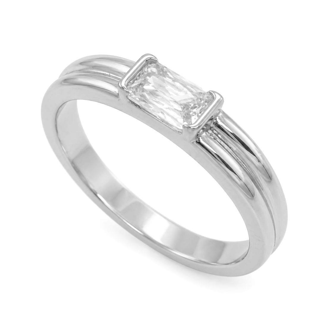 And Now This Cubic Zirconia Band Ring