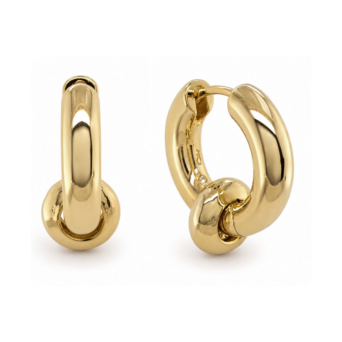 And Now This Ring Hinge Hoop Earrings