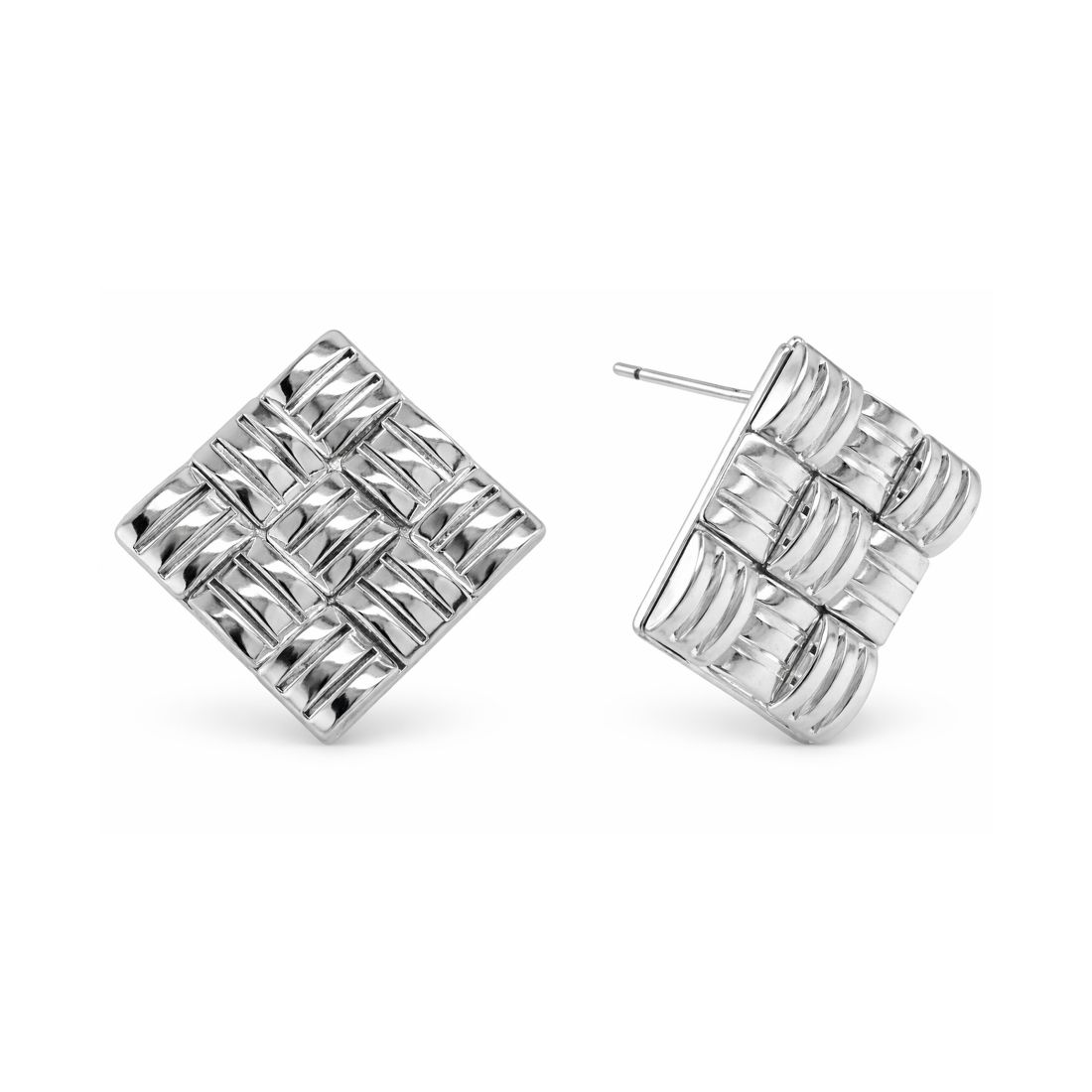 And Now This Diamond Shaped Post Earrings