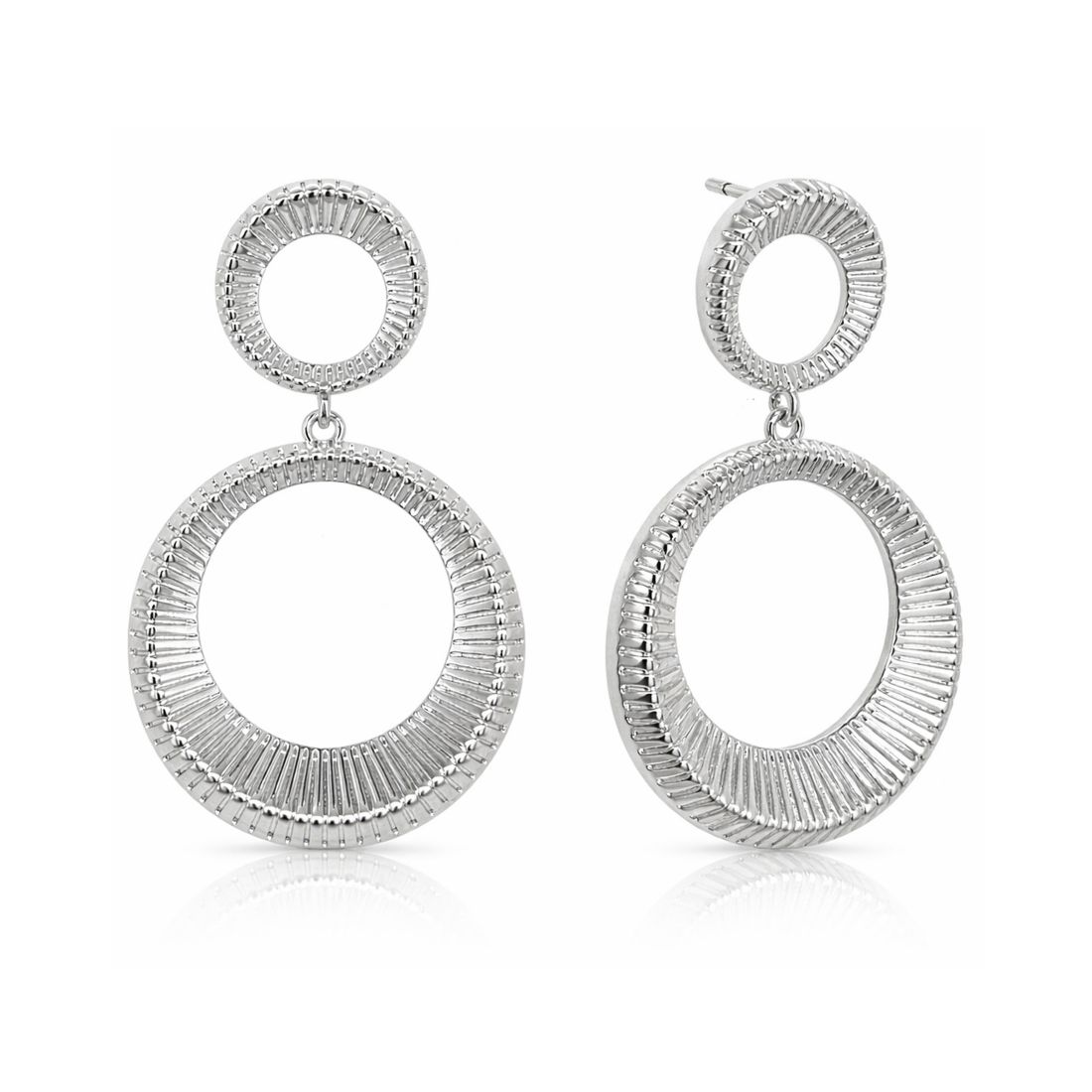 And Now This Circle Drop Post Earrings