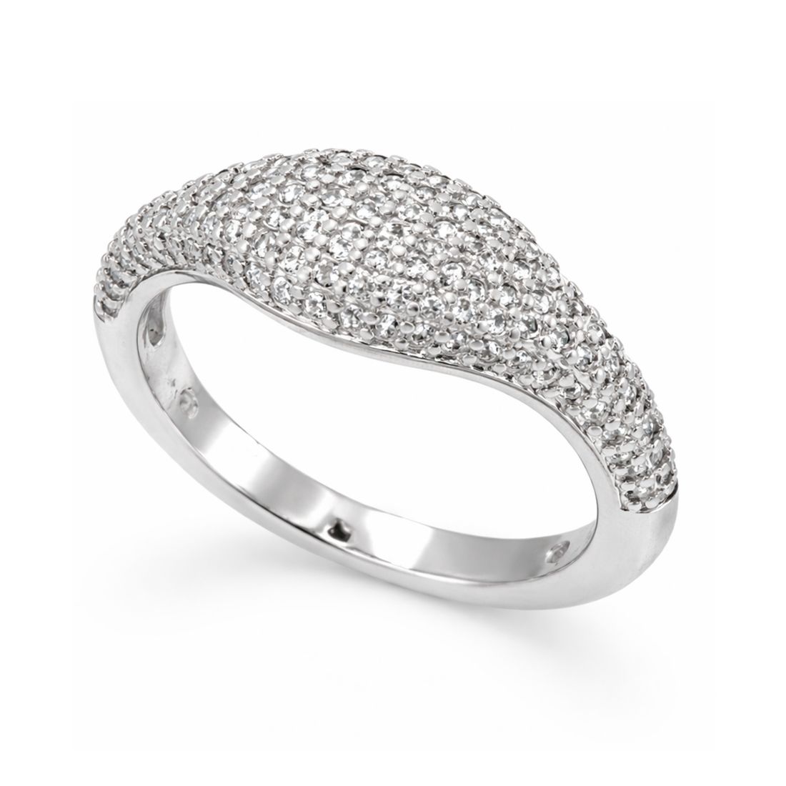 And Now This Cubic Zirconia Paved Ring
