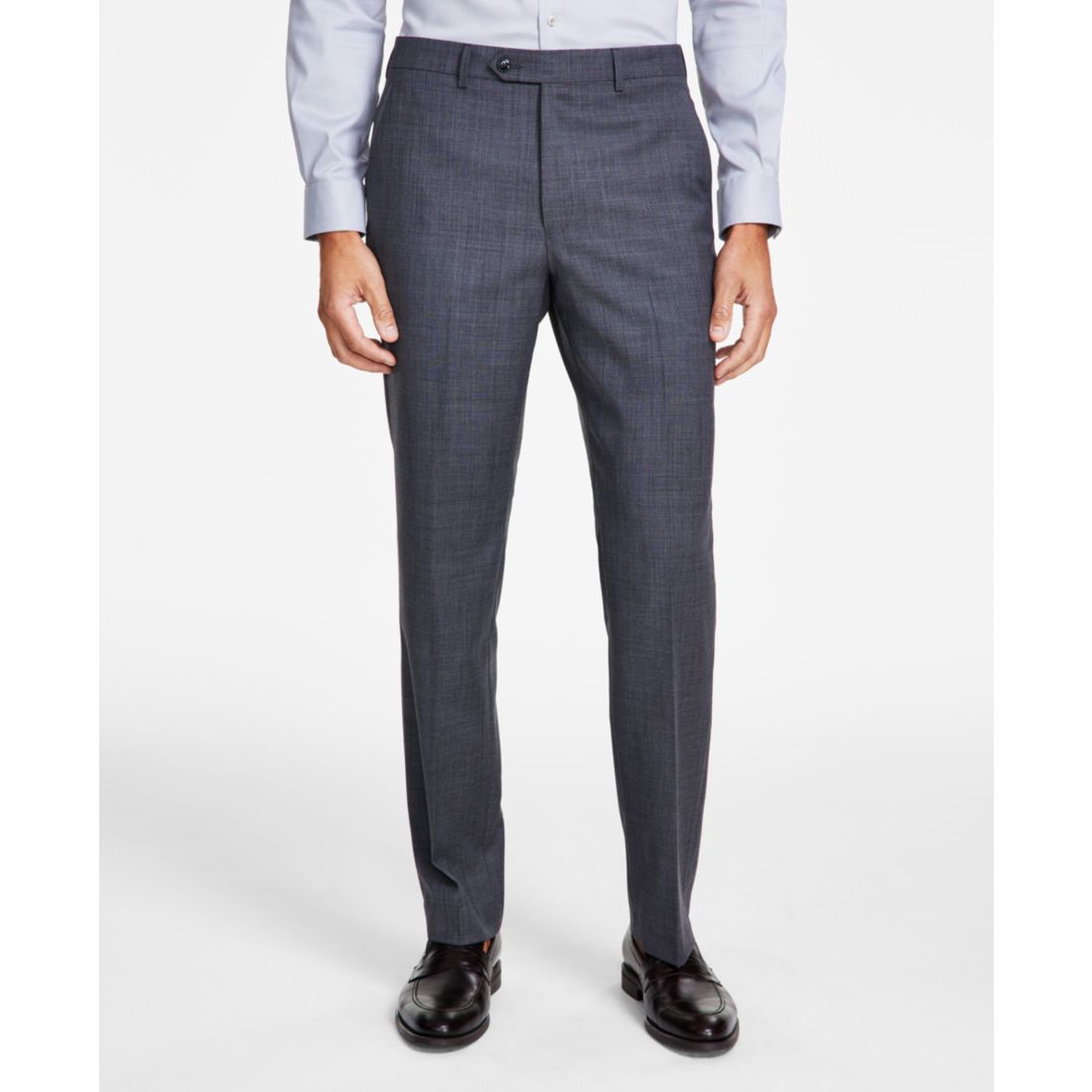 Michael Kors Men's Classic-Fit Wool-Blend Stretch Solid Suit Separates Pant