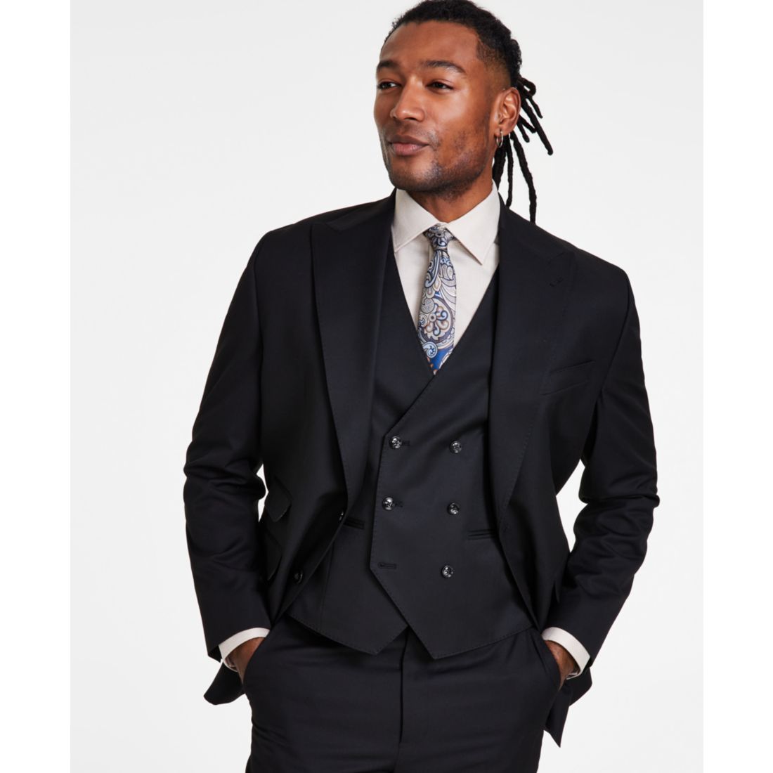 Tayion Collection Men's Classic-Fit Solid Suit Jacket