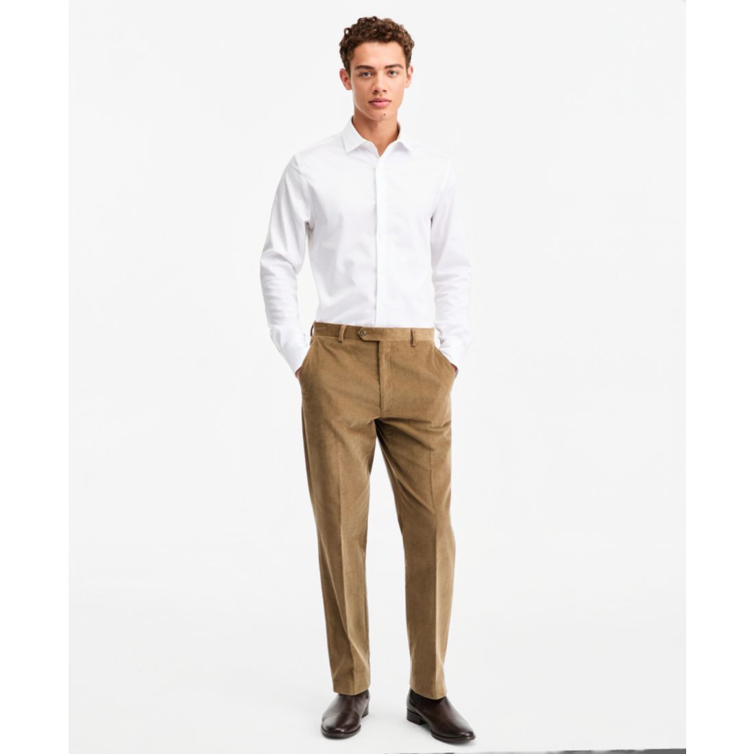 Tommy Hilfiger Men's Modern-Fit Solid Corduroy Pants