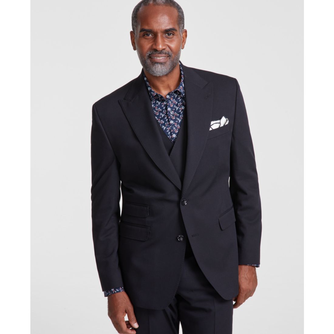 Tayion Collection Men's Classic-Fit Solid Suit Separates Jacket
