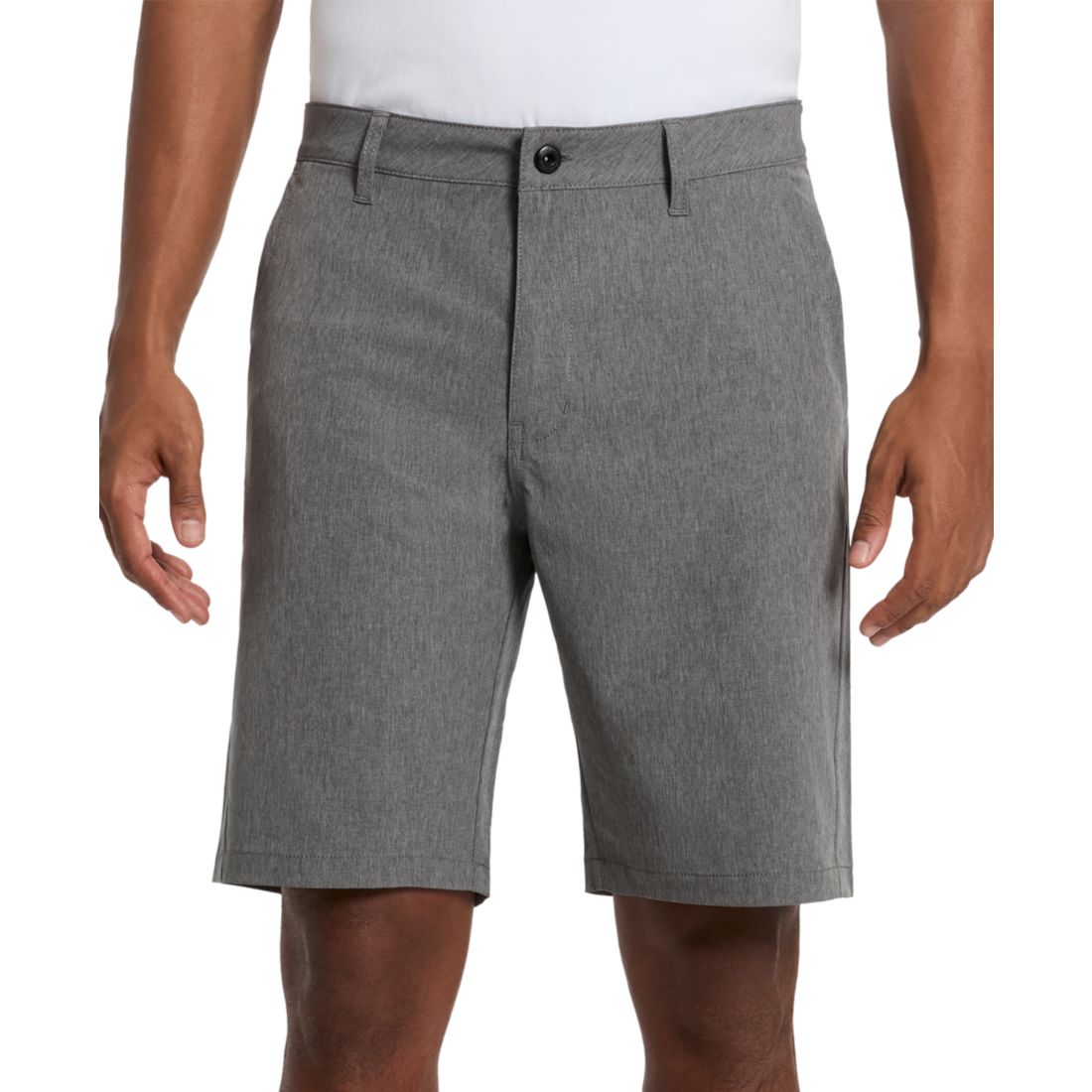 Kenneth Cole Men's Heathered Tech Performance 9" Shorts