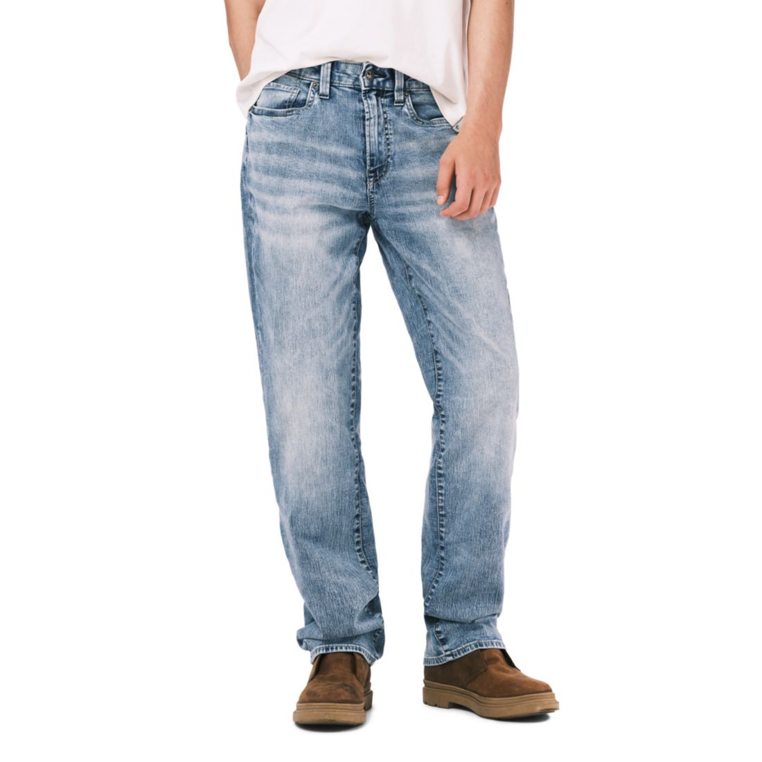 Buffalo David Bitton Men's Relaxed Straight Fit Driven-x Jeans