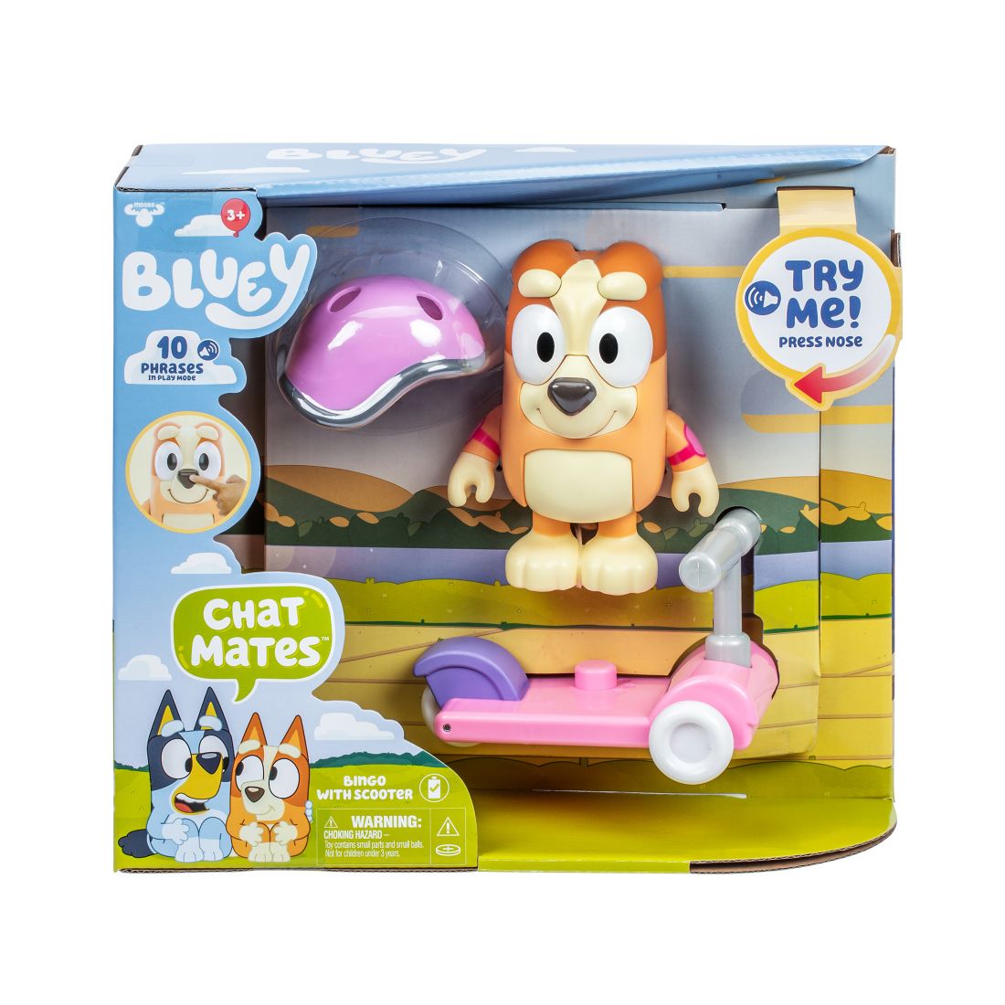 Bluey Chat Mates Bingo Figure Scooter