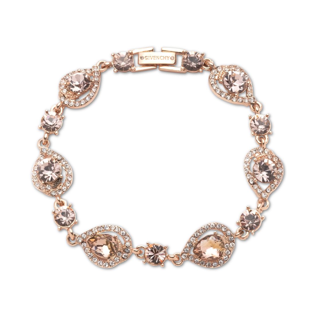Givenchy Pear-Shape Crystal Orbital Flex Bracelet