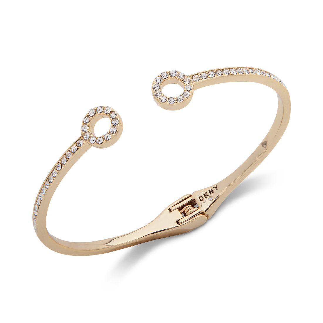 Dkny Pave Circle Cuff Bracelet
