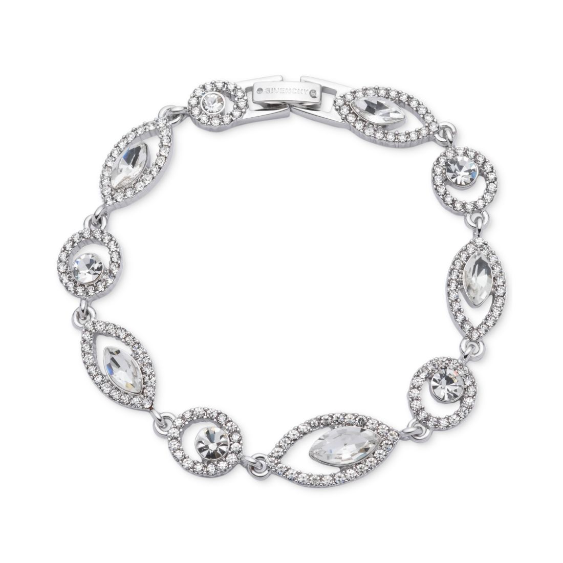 Givenchy Pave Crystal Orb Flex Bracelet