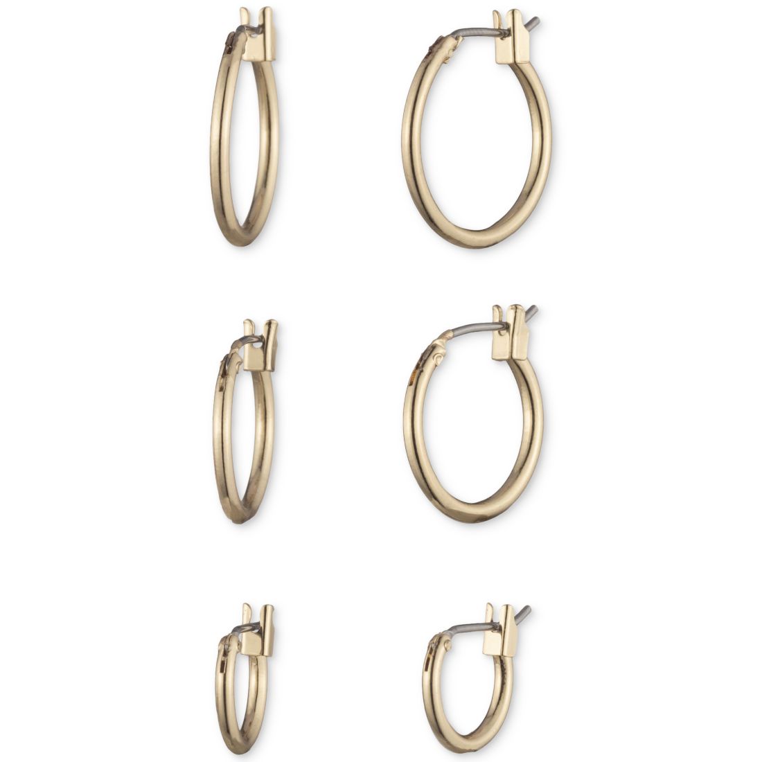 Anne Klein 3-Pc. Set Extra-Small & Small Hoop Earrings