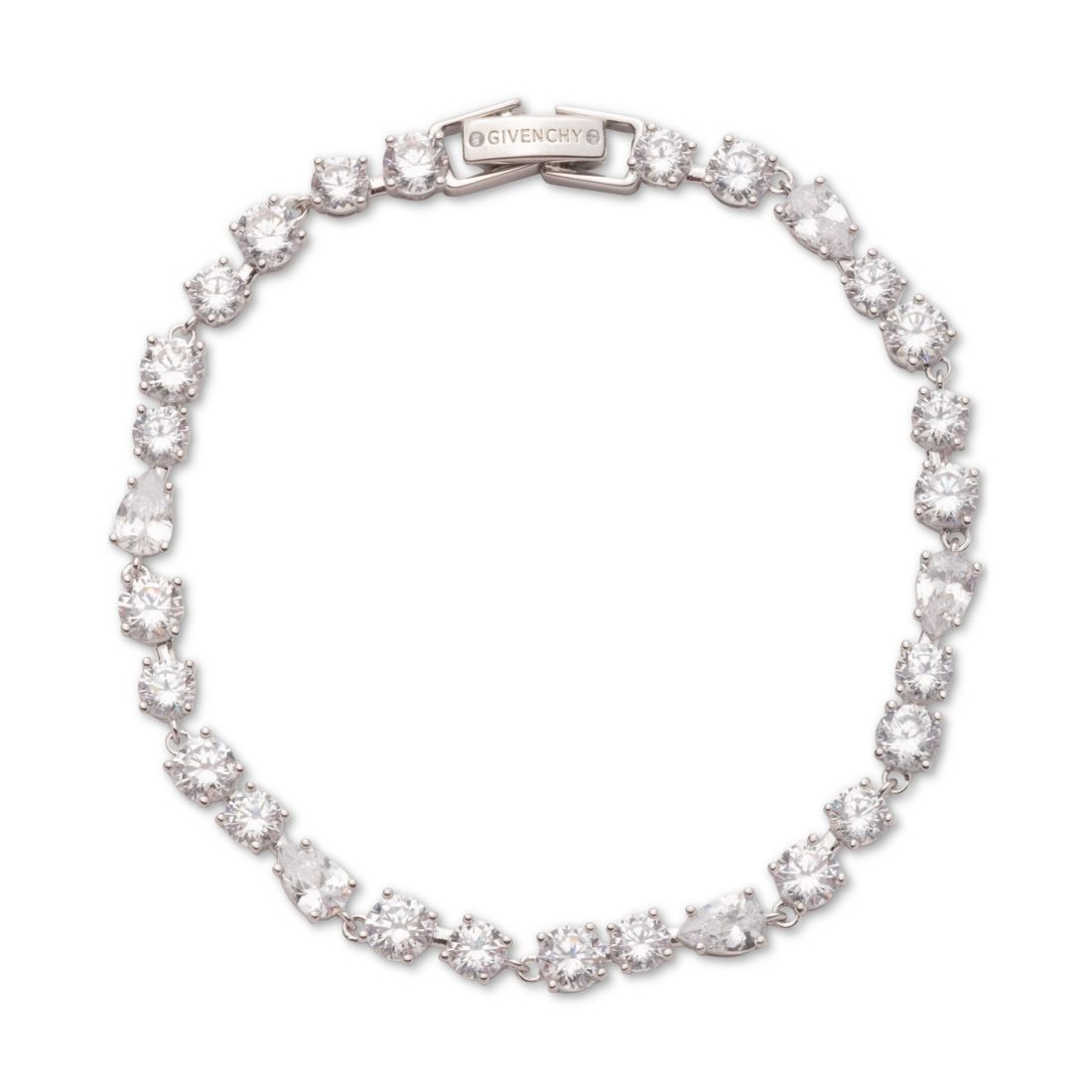 Givenchy Mixed Cubic Zirconia All-Around Flex Bracelet