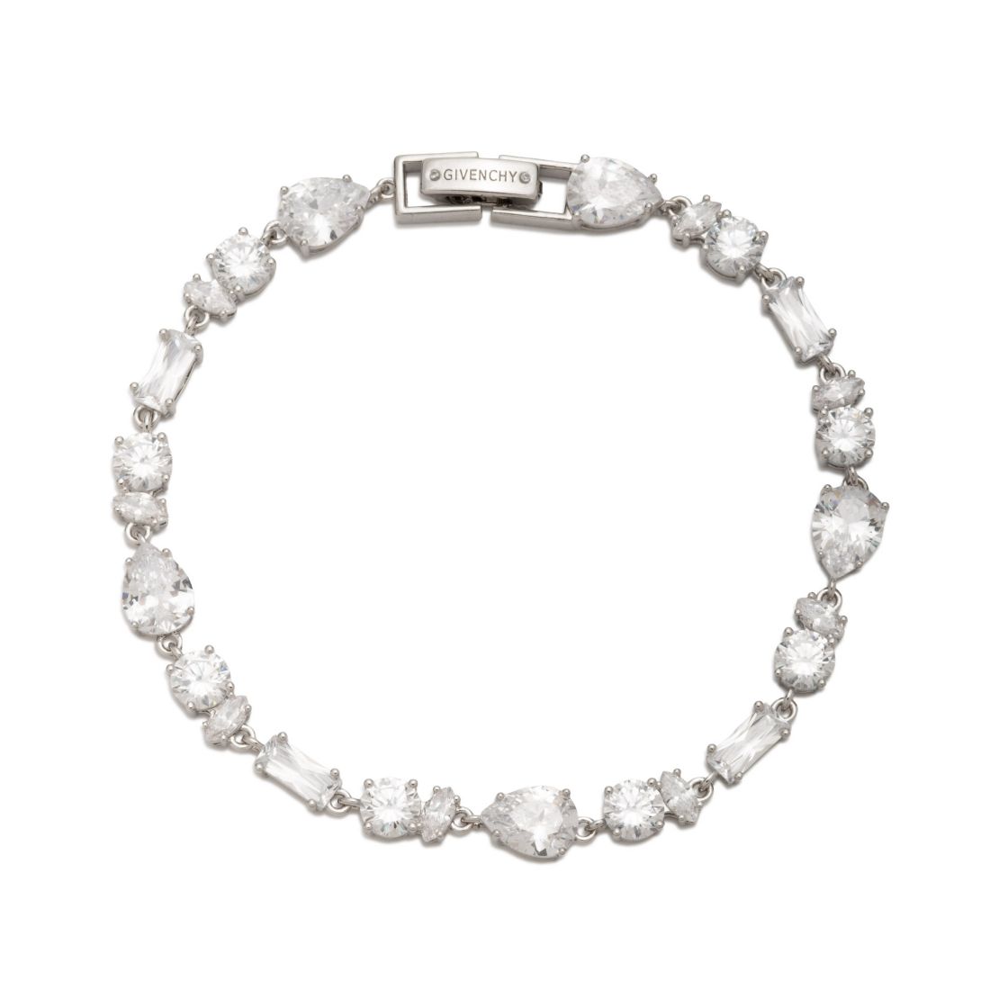 Givenchy Cubic Zirconia Open Flex Bracelet