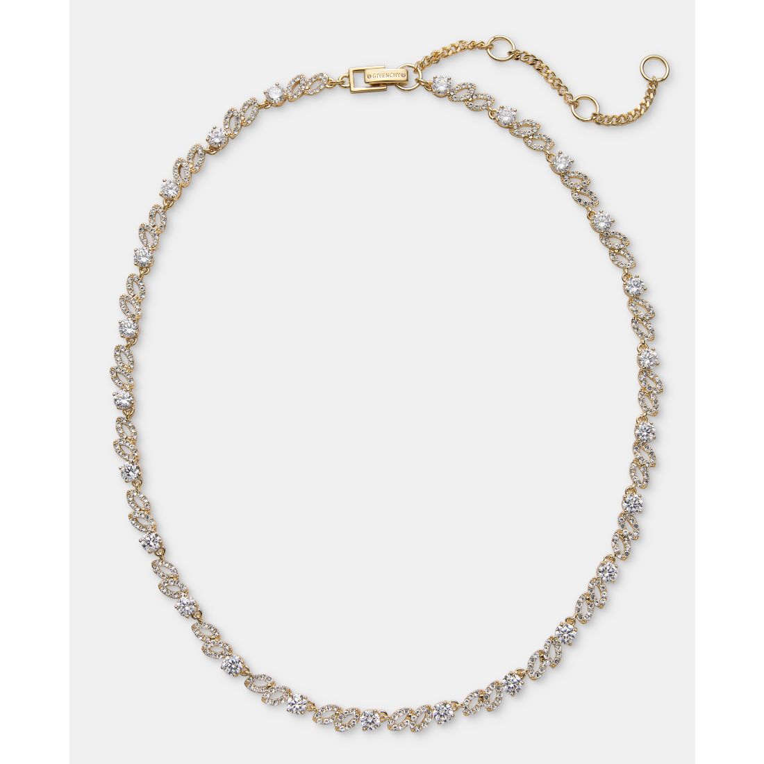 Givenchy Cubic Zirconia Collar Necklace, 16" + 3" extender