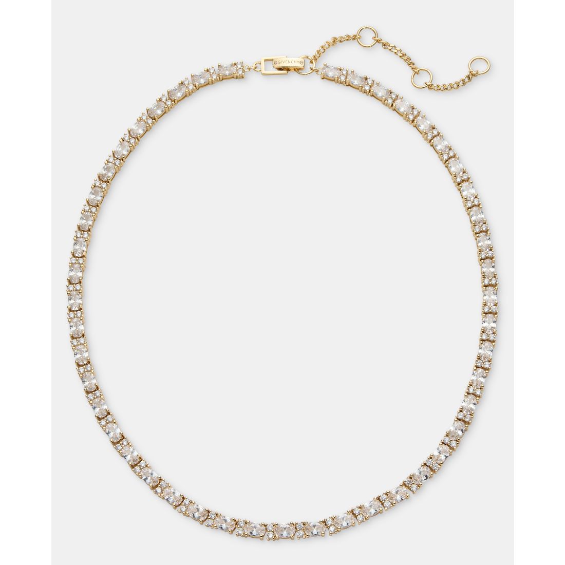 Givenchy Cubic Zirconia Collar Necklace, 16" + 3" extender