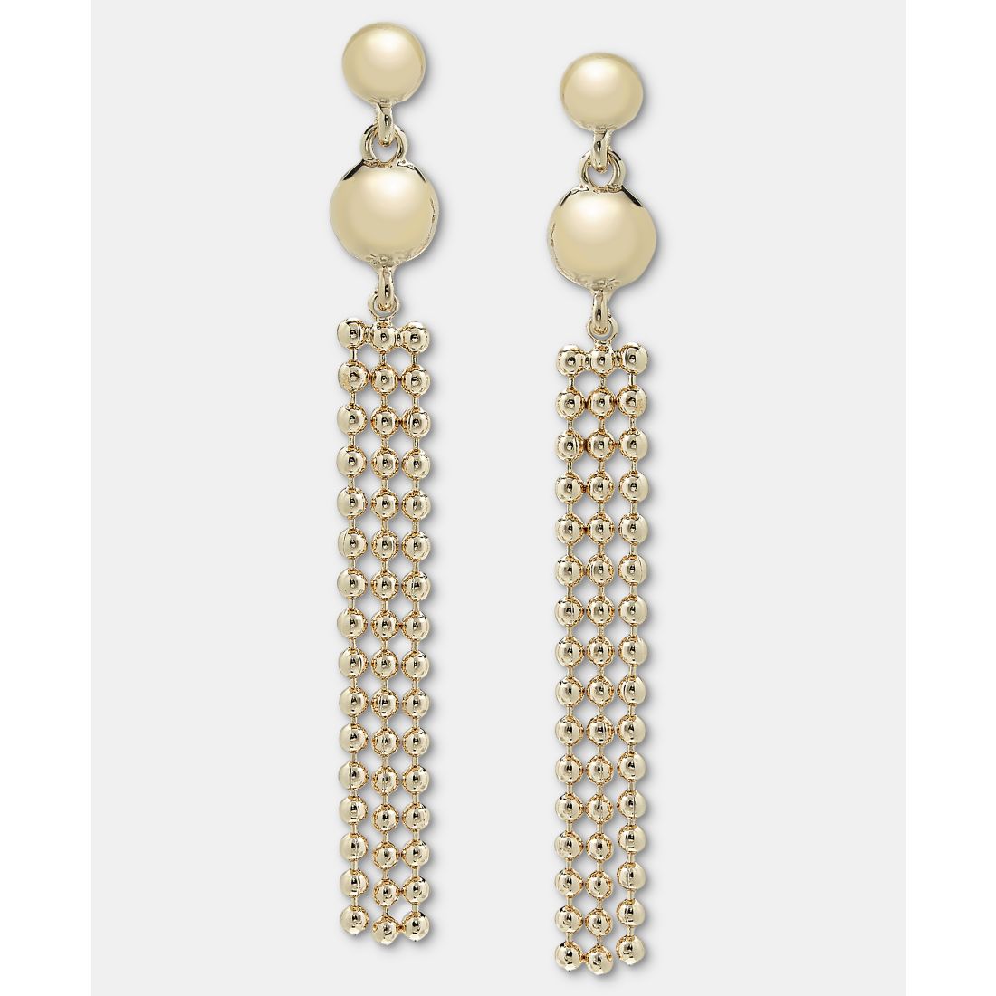 Anne Klein Beaded Linear Drop Earrings