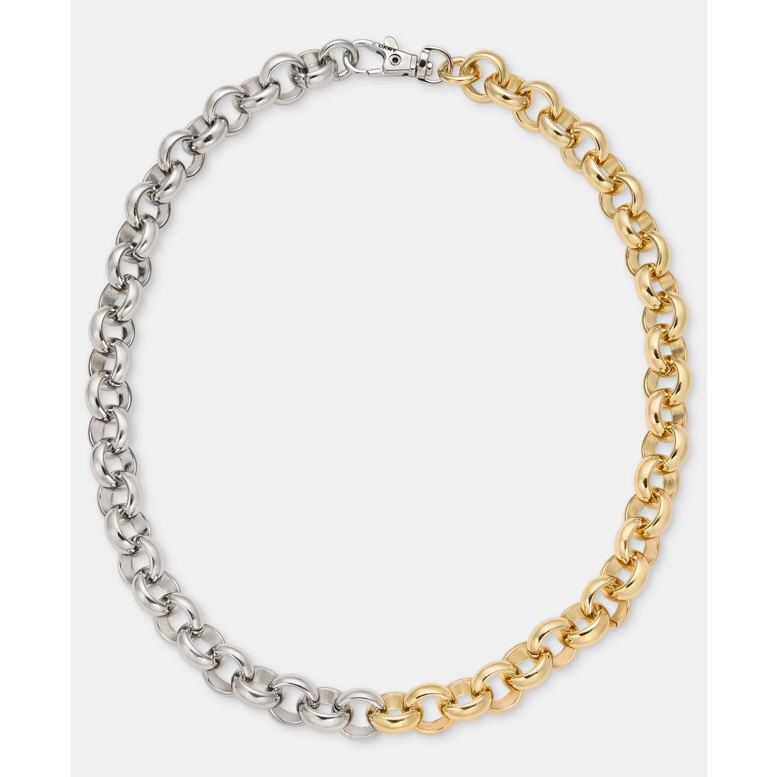 Dkny Round Chain 17" Collar Necklace