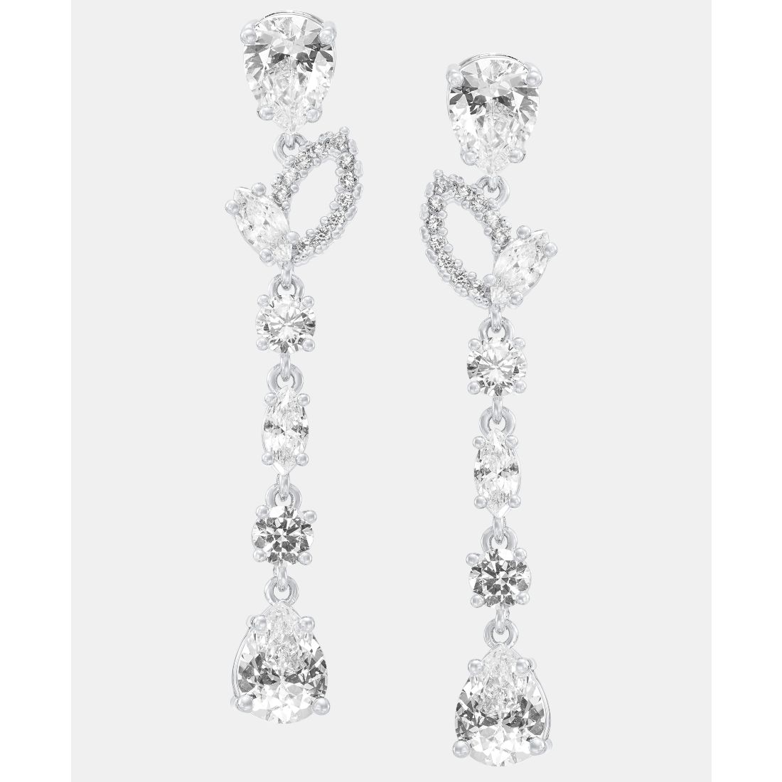 Givenchy Cubic Zirconia Linear Earrings