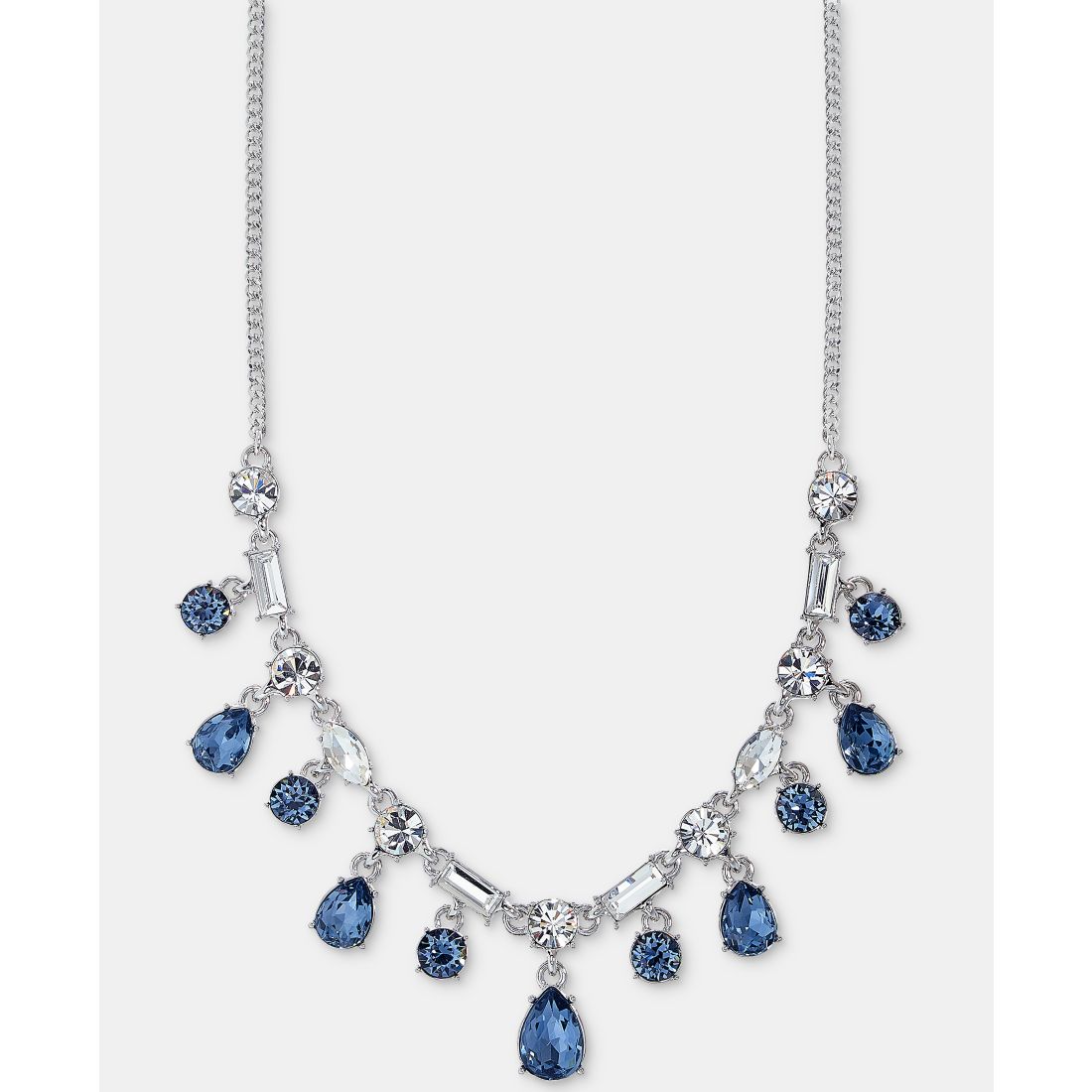 Givenchy Crystal Shaky Statement Necklace, 16" + 3" extender