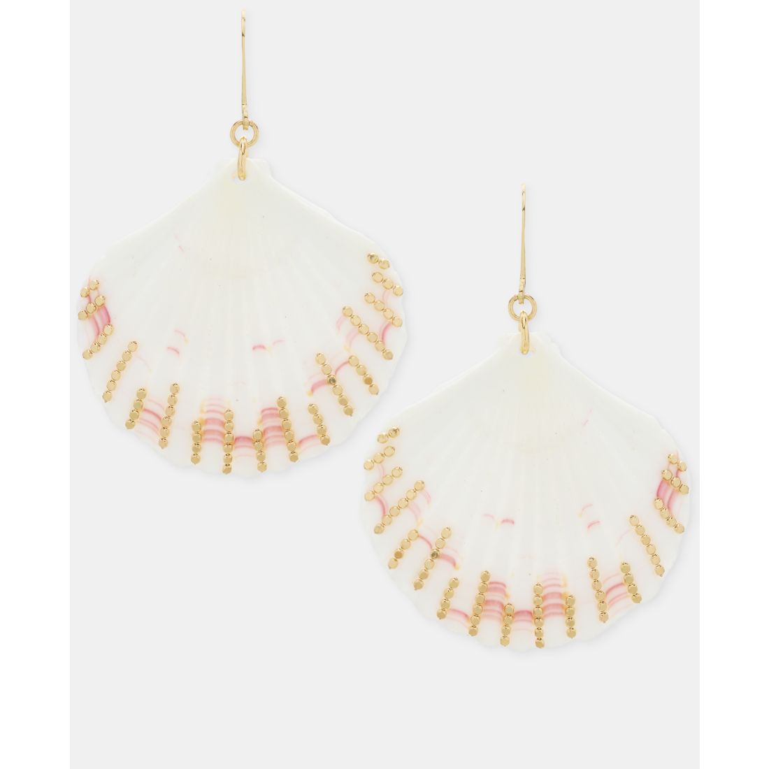 Lonna & Lilly Seashell Chain Drop Earrings