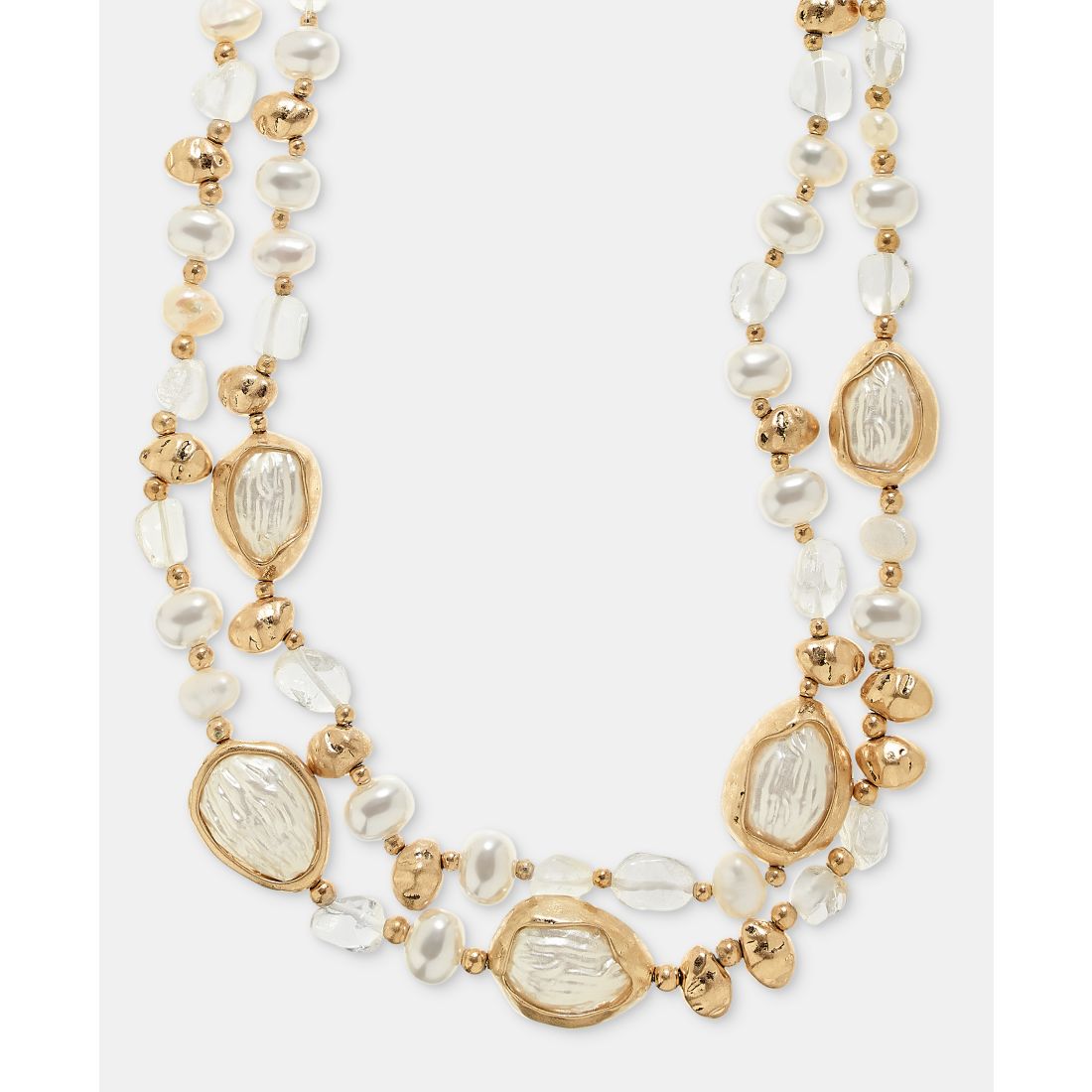Lonna & Lilly Beaded 28" Adjustable Layered Necklace